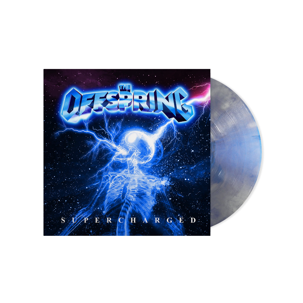 The Offspring - SUPERCHARGED Iridescent Blue LP