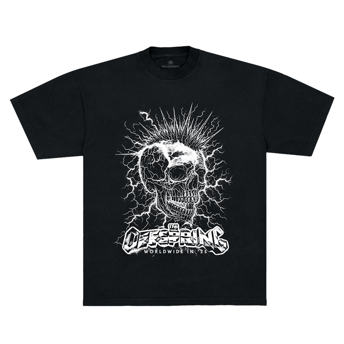 Muse Mowhawk Maglietta Uomo Unisex Teschio Ufficiale - Cotone, Manica Corta, Taglia Large, Nero