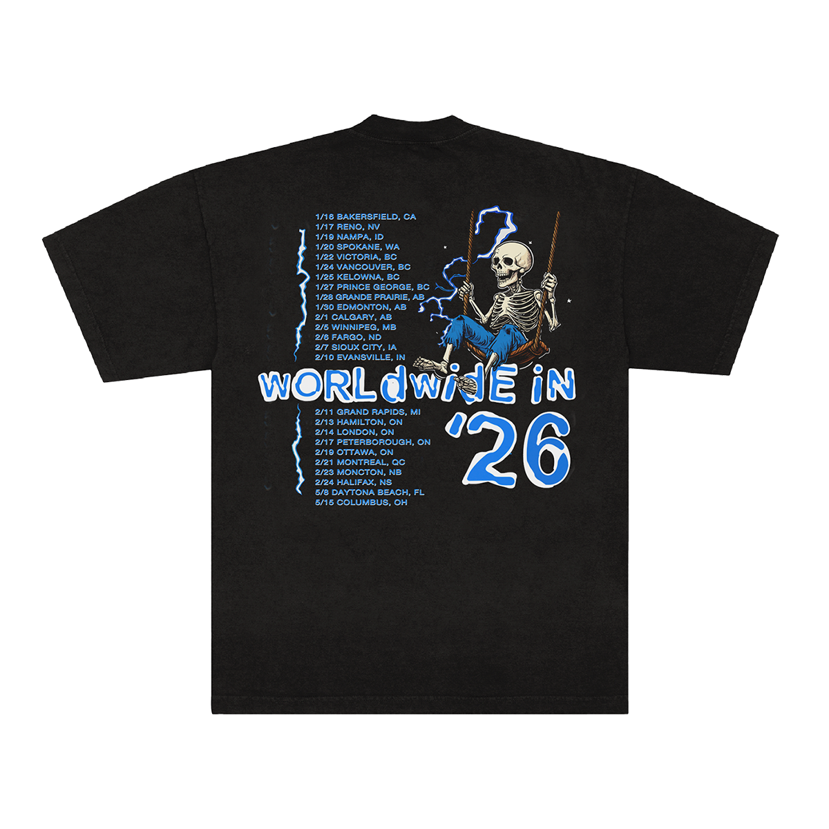 お値段 THE OFFSPRING ツアー Tシャツ ネイビーボディ 【公式通販】