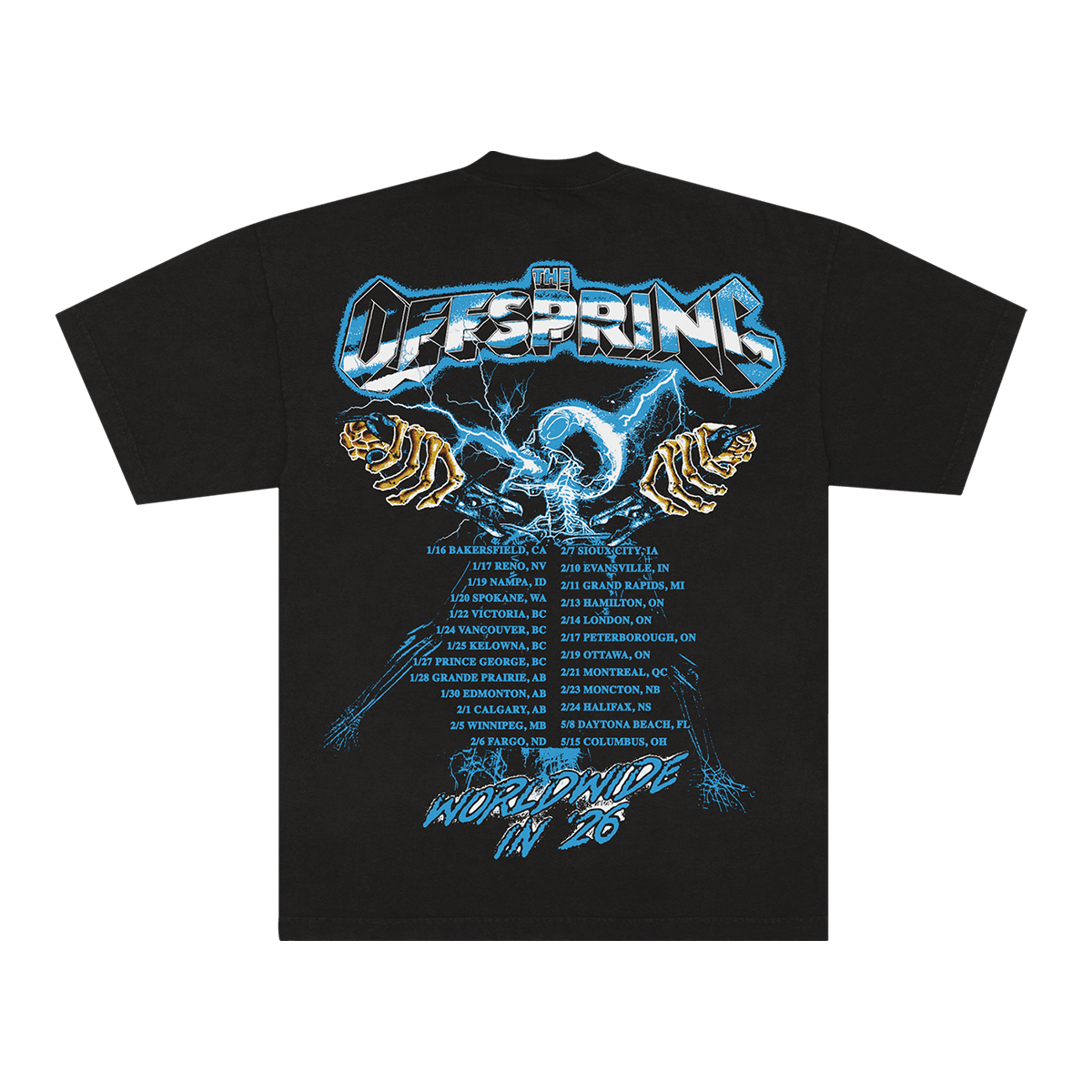 Spark Plug Skeleton 2026 Tour Tee