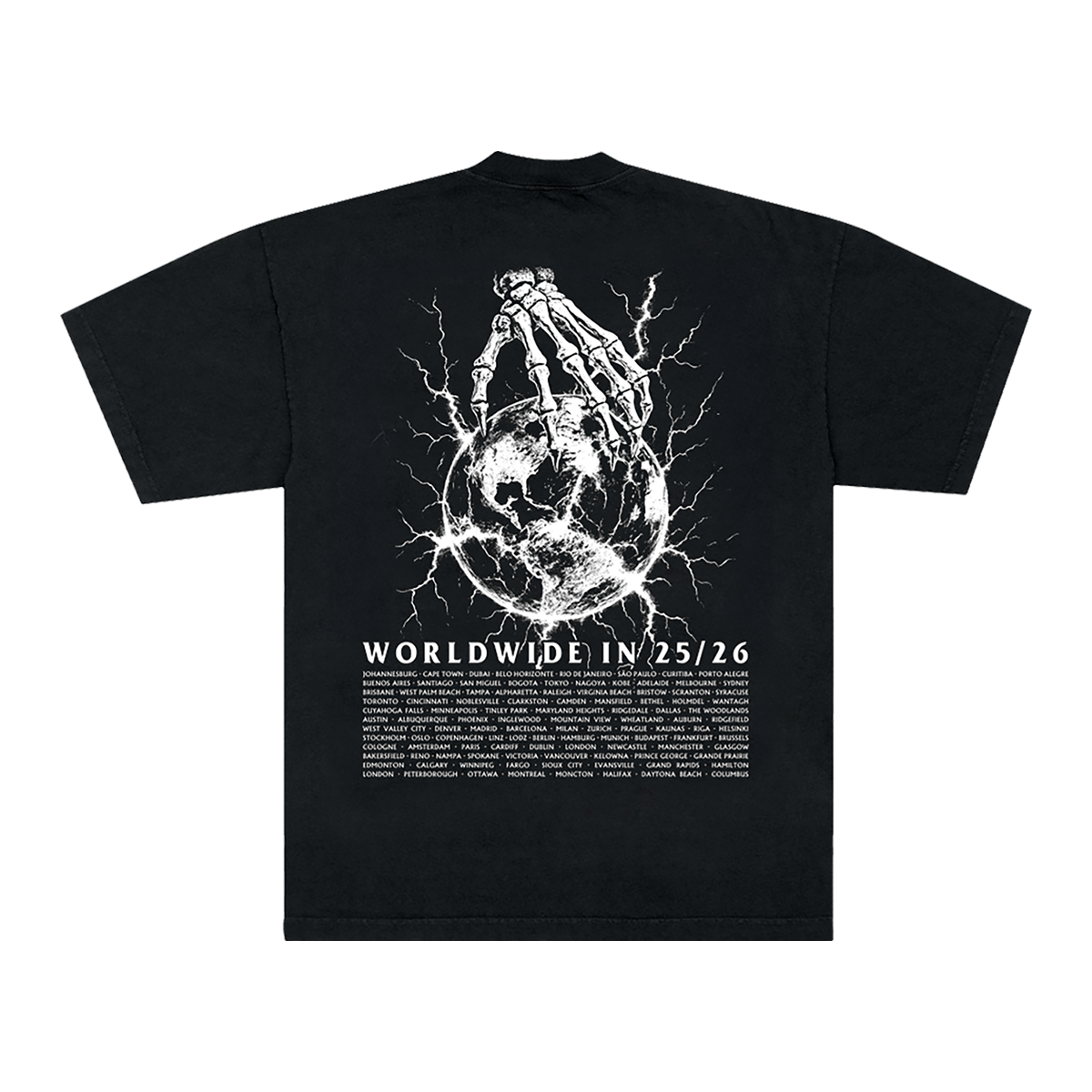 Mohawk Skull 2026 Tour Tee