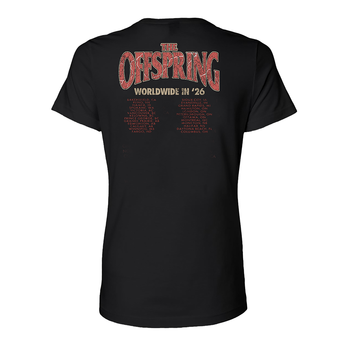 Rose Skull 2026 Ladies Tour Tee