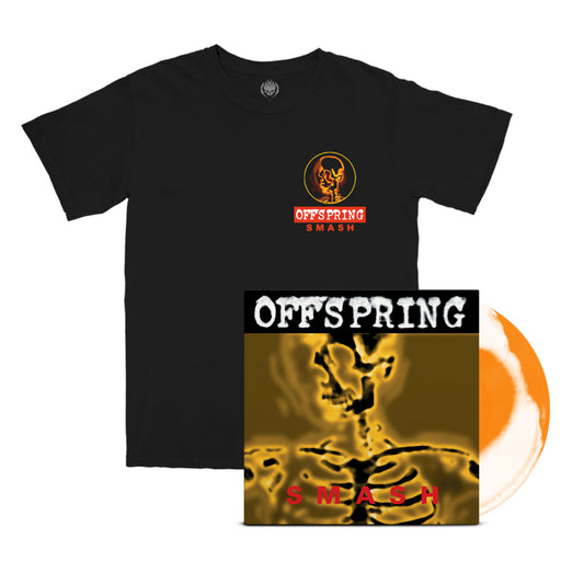 Smash Anniversary Honda Center Tangerine and White Swirl LP + Anniversary Tee