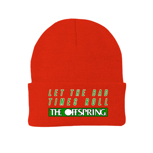 Let The Bad Times Roll Red Beanie