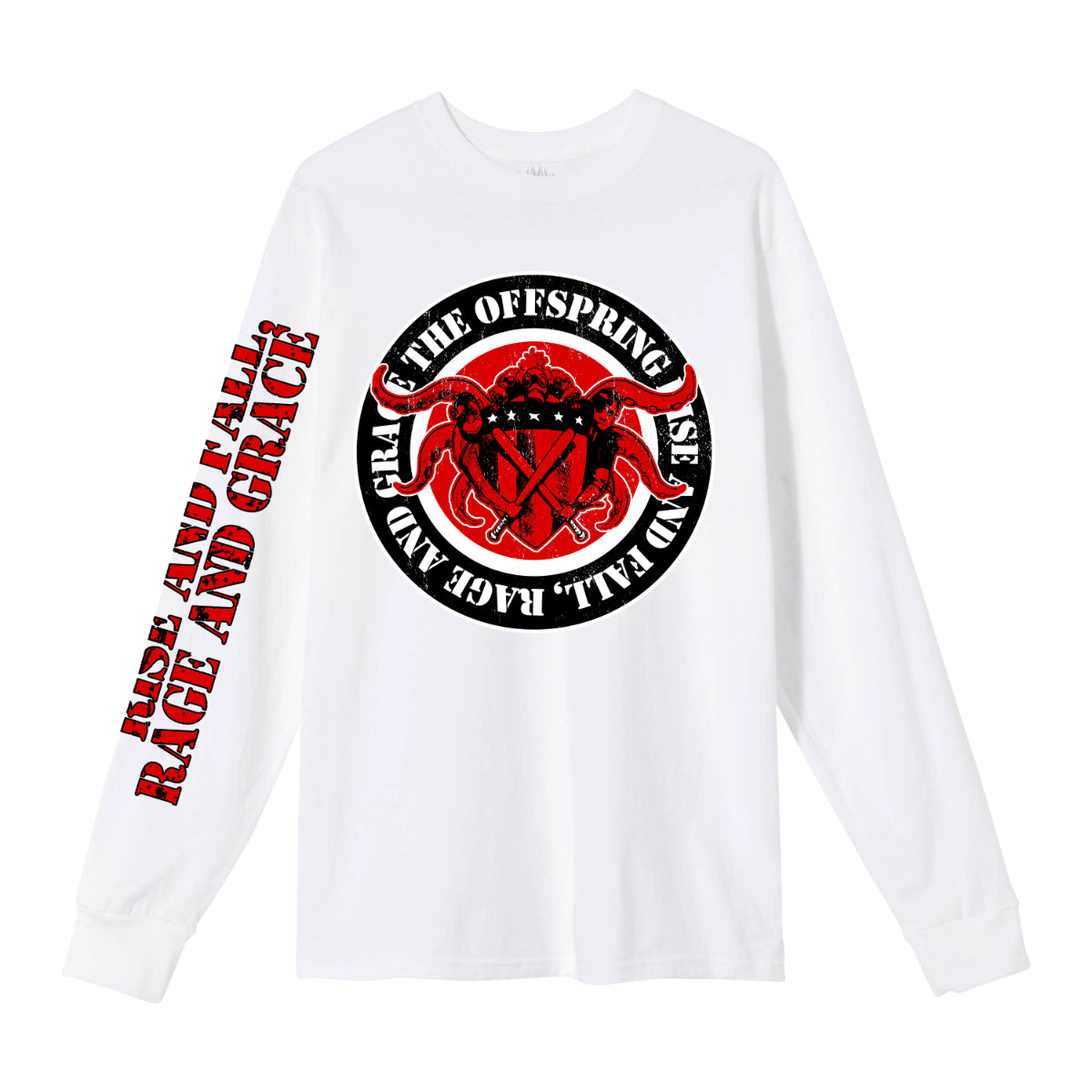 Rise and Fall White Long Sleeve